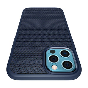 قاب آیفون 12/12Pro اسپیگن مدل Liquid Air Spigen Liquid Air Navy Blue iPhone 12/12 Pro Case