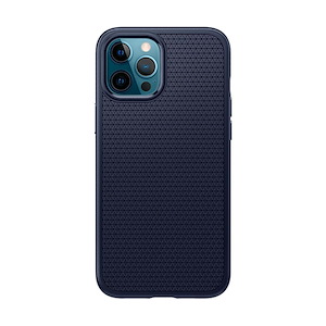 قاب آیفون 12Pro Max اسپیگن مدل Liquid Air Spigen Liquid Air Navy Blue iPhone 12 Pro Max Case