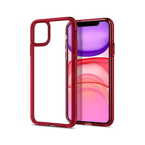 قاب آیفون 11 اسپیگن مدل Ultra Hybrid Spigen Ultra Hybrid Red Crystal iPhone 11 Case