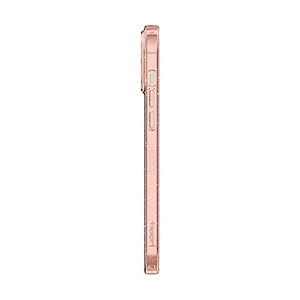 قاب آیفون 12Pro Max اسپیگن مدل Liquid Crystal Glitter Spigen Liquid Crystal Glitter Rose Quartz iPhone 12 Pro Max Case