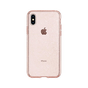 قاب آیفون X/XS اسپیگن مدل Liquid Crystal Glitter Spigen Liquid Crystal Glitter Rose Quartz iPhone X/XS Case