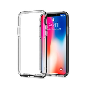 قاب آیفون X/XS اسپیگن مدل Neo Hybrid EX Spigen Neo Hybrid EX Chrome Gray iPhone X/XS Case