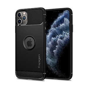 قاب آیفون 11Pro Max اسپیگن مدل Rugged Armor Spigen Rugged Armor Matte Black iPhone 11 Pro Max Case