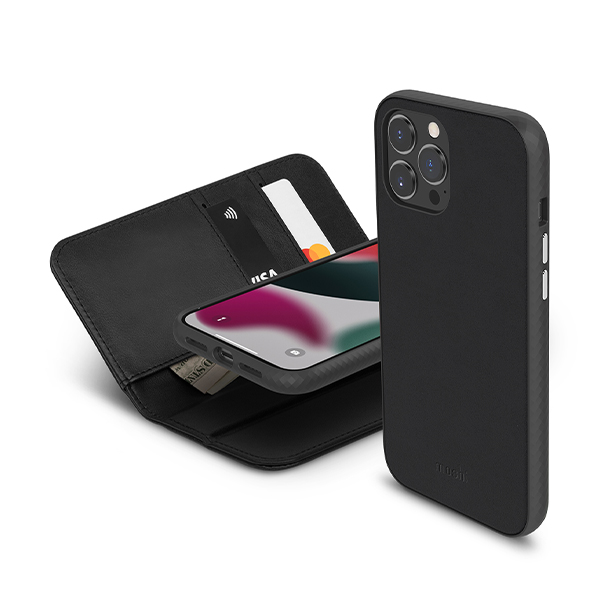 قاب آیفون 13Pro Max موشی مدل Overture Moshi Overture Jet Black iPhone 13 Pro Max Case