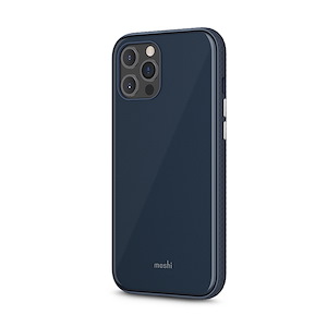 قاب آیفون 12Pro Max موشی مدل iGlaze Slim Hardshell Moshi iGlaze Slim Hardshell Slate Blue iPhone 12 Pro Max Case