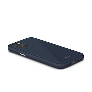 قاب آیفون 12Pro Max موشی مدل iGlaze Slim Hardshell Moshi iGlaze Slim Hardshell Slate Blue iPhone 12 Pro Max Case