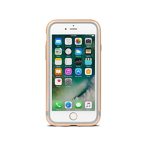 قاب آیفون 7/8/SE موشی مدل Luxe Metal Bumper Moshi Luxe Metal Bumper Satin Gold iPhone 7/8/SE Case