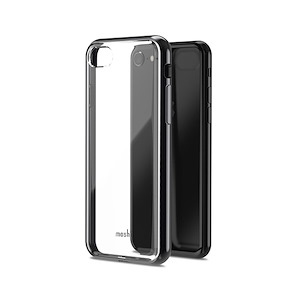 قاب آیفون 7/8/SE موشی مدل Vitros Slim Clear Moshi Vitros Slim Clear Raven Black iPhone 7/8/SE Case