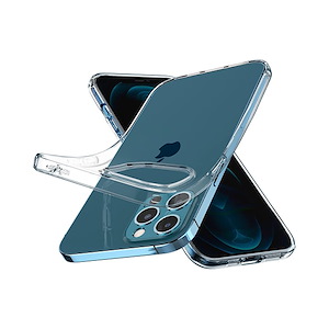 قاب آیفون 12Pro Max اسپیگن مدل Crystal Flex Spigen Crystal Flex Crystal Clear iPhone 12 Pro Max Case