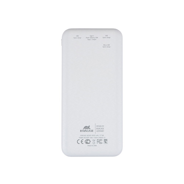 RIVACASE VA2540 White PowerBank RIVACASE VA2540 White PowerBank