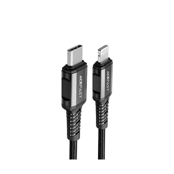 کابل USB-C به Lightning ایس‌فست مدل C1-01 طول 1.2 متر ACEFAST C1-01 USB-C to Lightning 1.2m Black Cable