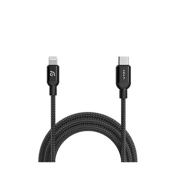 کابل USB-C به Lightning آدام المنتس مدل PeAk II طول 3 متر ADAM elements Peak II USB-C to Lightning 3m Black Cable