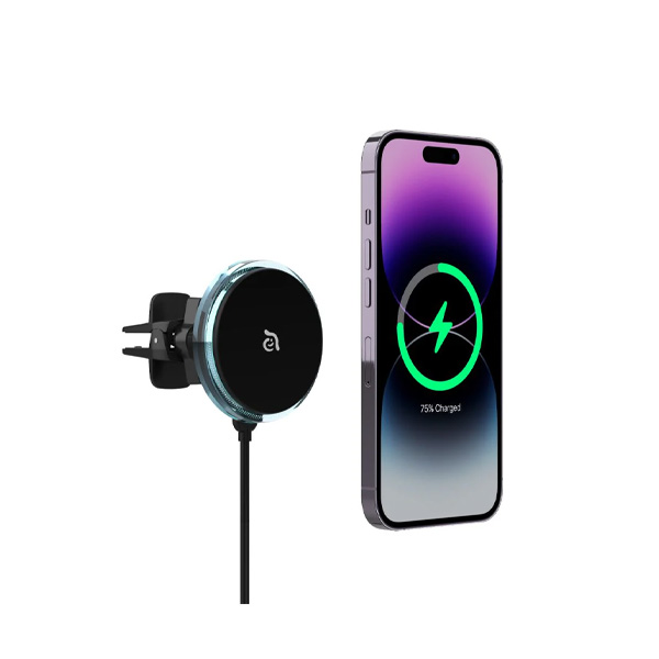 شارژر بی‌سیم آدام المنتس مدل Omnia CX1 Adam Elements Omnia CX1 Black Wireless Charger