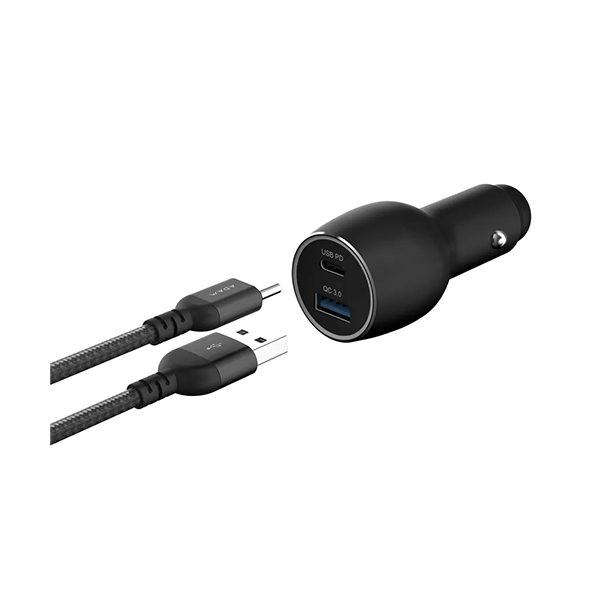 شارژر فندکی آدام المنتس مدل Omnia C1 Pro Adam Elements Omnia C1 Pro Car Charger Adapter