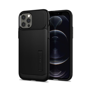 قاب آیفون 12/12Pro اسپیگن مدل Slim Armor Spigen Slim Armor Black iPhone 12/12 Pro Case