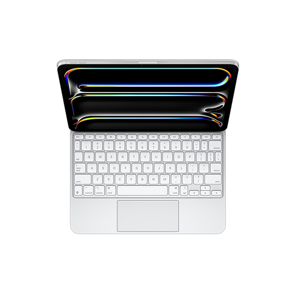 Apple iPad Pro 11-inch M4 Magic Keyboard White Keyboard - MWR03 Apple iPad Pro 11-inch M4 Magic Keyboard White Keyboard - MWR03