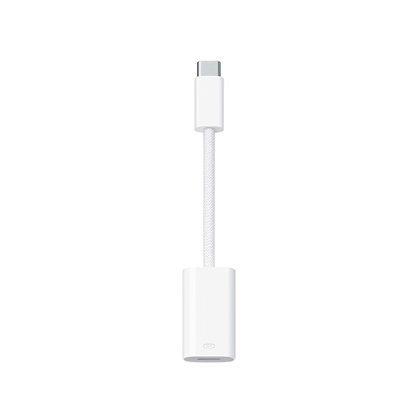 Apple USB-C to Lightning White Adapter - MUQX3 Apple USB-C to Lightning White Adapter - MUQX3