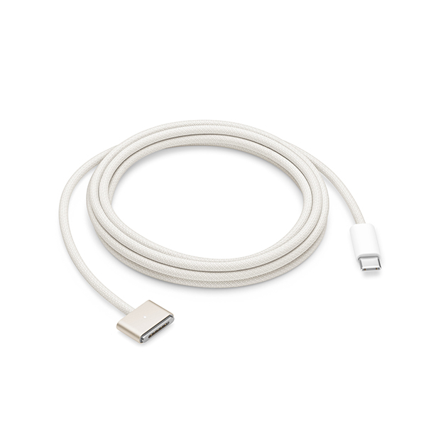 کابل مک‌بوک USB-C به MagSafe 3 اپل طول 2 متر Apple USB-C to MagSafe 3 2m Starlight Cable