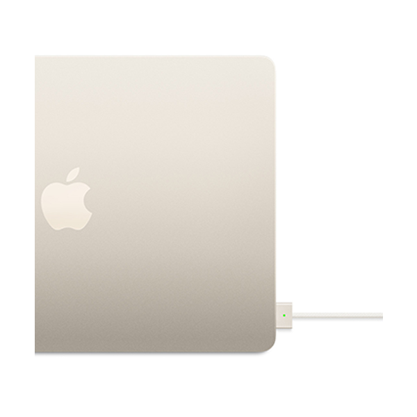 کابل مک‌بوک USB-C به MagSafe 3 اپل طول 2 متر Apple USB-C to MagSafe 3 2m Starlight Cable