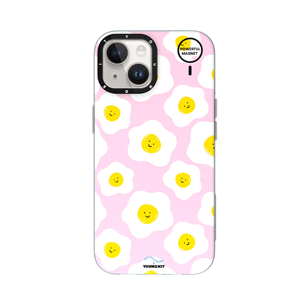 قاب آیفون 13/14/15 یانگکیت مدل Melissa Donne Poached YOUNGKIT Melissa Donne Poached Eggs Poached Eggs iPhone 13/14/15 Case