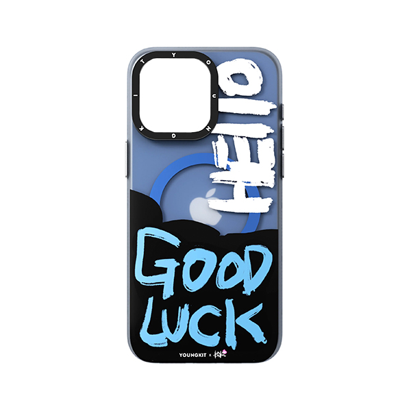 قاب آیفون 13/14/15 یانگکیت مدل Star Wish-Hello Good Luck YOUNGKIT Star Wish-Hello Good Luck Hello Good Luck iPhone 13/14/15 Case