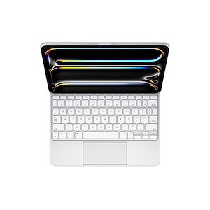 Apple iPad Pro 11-inch M4 Magic Keyboard White Keyboard - MWR03 Apple iPad Pro 11-inch M4 Magic Keyboard White Keyboard - MWR03