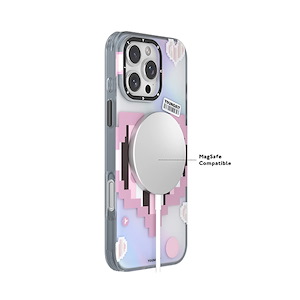 قاب آیفون 16Pro Max یانگکیت مدل Color-Changing Pixel Heartbeat YOUNGKIT Color-Changing Pixel Heartbeat Pink iPhone 16 Pro Max Case