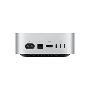 کیس آماده اپل مدل Mac mini 2024 M4 16GB RAM 256GB Apple Mac mini 2024 M4 16GB RAM 256GB SSD Silver Compact Case - MU9D3