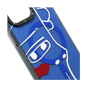 قاب آیفون 13/14/15 یانگکیت مدل Abstract Face Lines-Muse YOUNGKIT Abstract Face Lines-Muse Blue Muse iPhone 13/14/15 Case