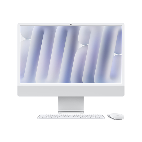 آیمک اپل 24 اینچ M4 حافظه 16GB/256GB Apple iMac 24-inch 2024 M4 16GB RAM 256GB SSD Silver All-in-One - MWUC3