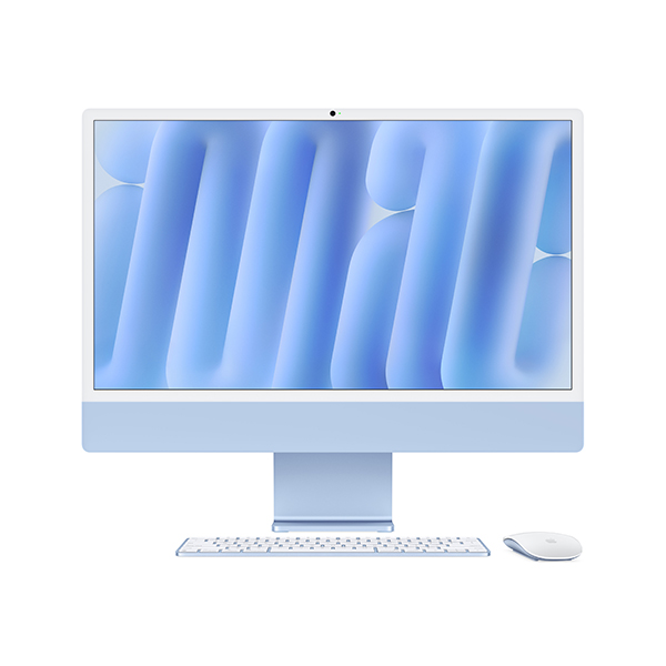 آیمک اپل 24 اینچ M4 حافظه 16GB/256GB Apple iMac 24-inch 2024 M4 16GB RAM 256GB SSD Blue All-in-One - MWUF3