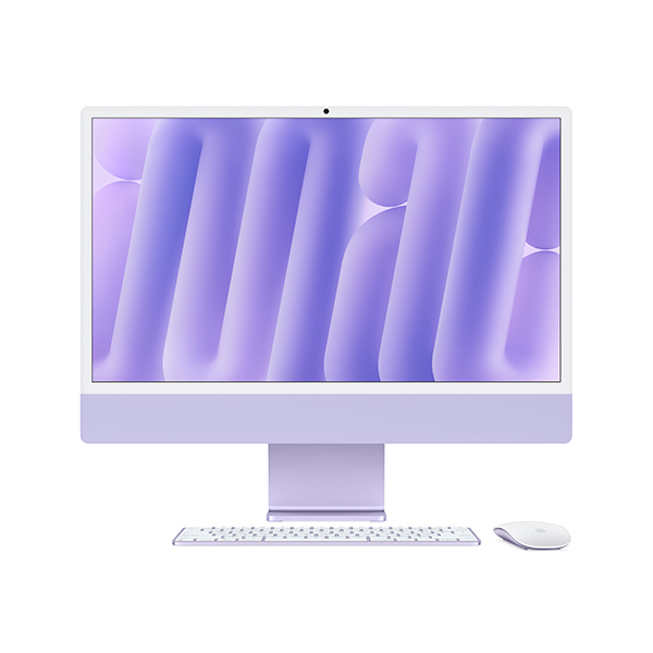 آیمک اپل 24 اینچ M4 حافظه 16GB/256GB - Touch ID Apple iMac 24-inch 2024 Touch ID M4 16GB RAM 256GB SSD Purple All-in-One - MWV63