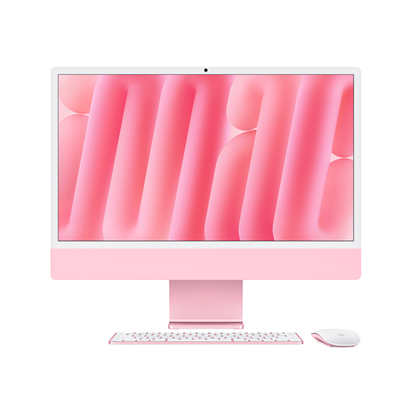 آیمک اپل 24 اینچ M4 حافظه 16GB/512GB - Touch ID Apple iMac 24-inch 2024 Touch ID M4 16GB RAM 512GB SSD Pink All-in-One - MWV53