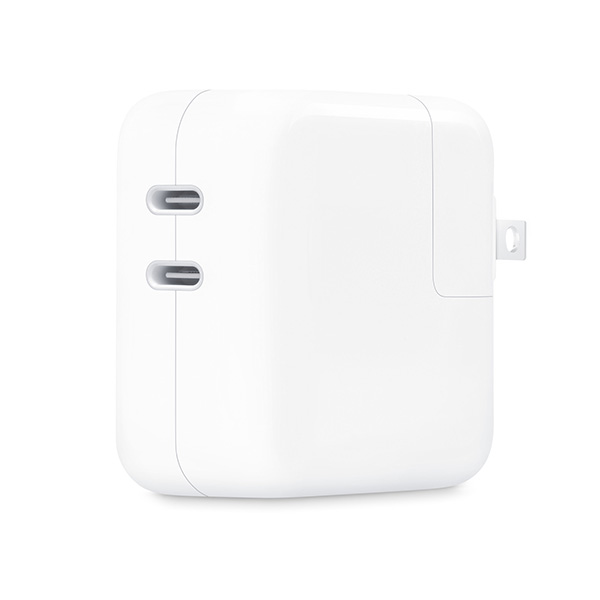 آداپتور اپل مدل Dual USB-C Port 35W Apple Dual USB-C Port 35W White Adapter