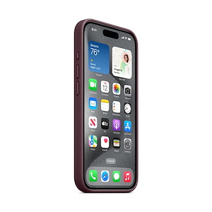 قاب آیفون 15Pro Max اپل مدل FineWoven Apple iPhone 15 Pro Max FineWoven with MagSafe Mulberry Case