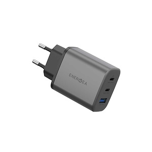 آداپتور انرجیا مدل AmpCharge GaN65 65W Energea AmpCharge GaN65 65W Gunmetal Adapter