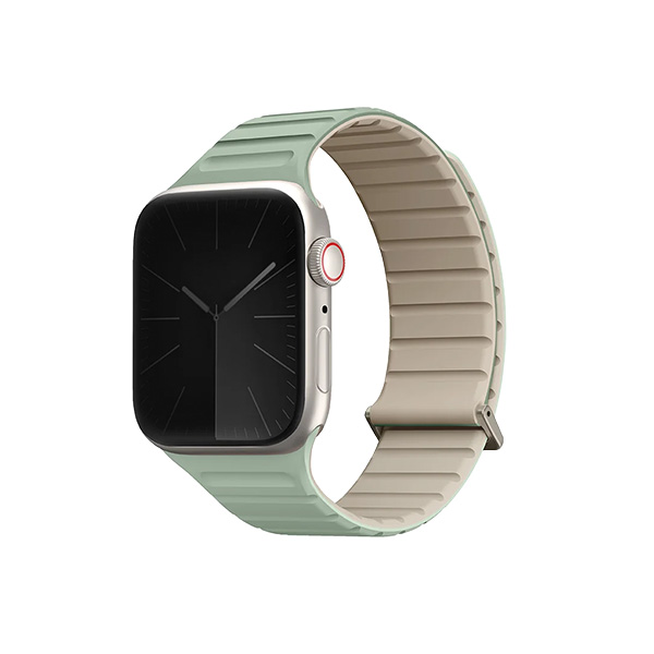 بند اپل‌واچ یونیک مدل Revix Evo سایز 38/40/41 میلی‌متری Uniq Revix Evo Soft Mint/Begie Apple Watch 41mm Band