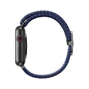 بند ساعت اپل یونیک مدل Aspen 45mm Uniq Aspen Oxford Blue Apple Watch 45mm Band