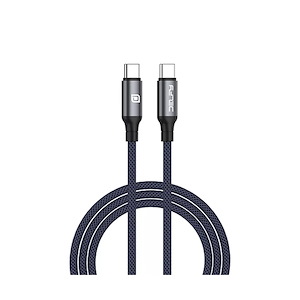 کابل شارژ دلفی مدل Keraia-C 240W USB-C 2m Delfy Keraia-C 240W USB-C 2m Black - Cable