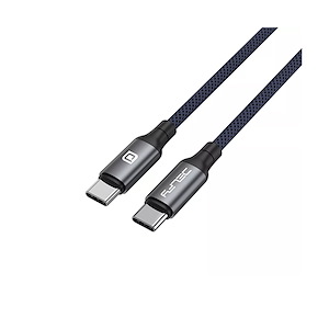 کابل شارژ دلفی مدل Keraia-C 240W USB-C 2m Delfy Keraia-C 240W USB-C 2m Black - Cable