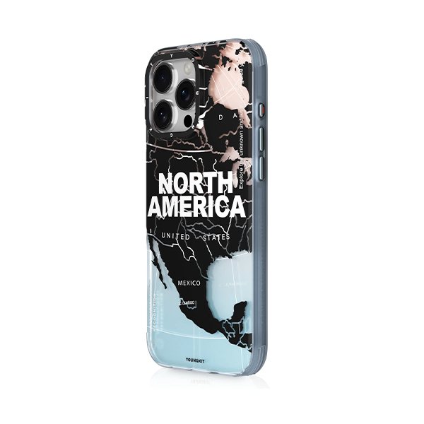 قاب آیفون 16Pro Max یانگکیت مدل North America   Color-Changing YOUNGKIT North America   Color-Changing North America iPhone 16 Pro Max Case