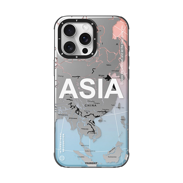 قاب آیفون 16Pro Max یانگکیت مدل North America   Color-Changing YOUNGKIT North America   Color-Changing Asia iPhone 16 Pro Max Case