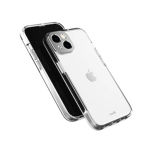 قاب موشی iPhone 14 مدل iGlaze Slim Hardshell Moshi iGlaze Slim Hardshell Luna Silver iPhone 14 Case