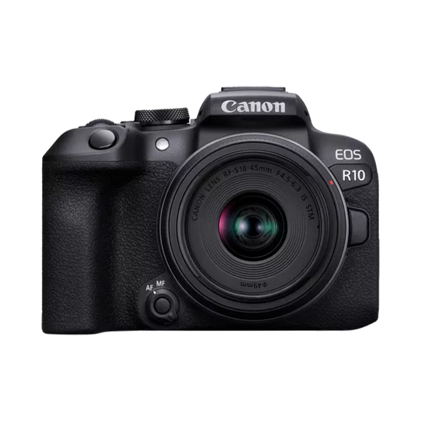 خرید آنلاین دوربین عکاسی بدون آینه کانن مدل EOS R10 with RF-S 18-45mm IS STM Lens