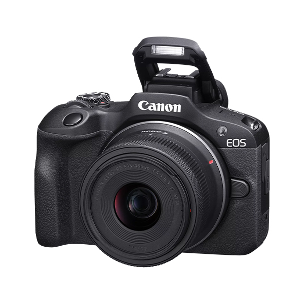 دوربین عکاسی بدون آینه کانن مدل EOS R100 with RF-S 18-45mm IS STM Lens Canon EOS R100 with RF-S 18-45mm IS STM Lens Black Mirrorless Camera