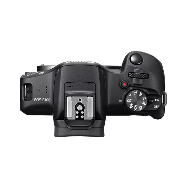 دوربین عکاسی بدون آینه کانن مدل EOS R100 with RF-S 18-45mm IS STM Lens Canon EOS R100 with RF-S 18-45mm IS STM Lens Black Mirrorless Camera