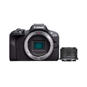 دوربین عکاسی بدون آینه کانن مدل EOS R100 with RF-S 18-45mm IS STM Lens Canon EOS R100 with RF-S 18-45mm IS STM Lens Black Mirrorless Camera