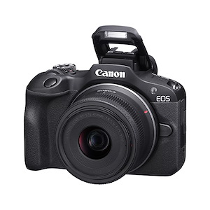 دوربین عکاسی بدون آینه کانن مدل EOS R100 with RF-S 18-45mm IS STM Lens Canon EOS R100 with RF-S 18-45mm IS STM Lens Black Mirrorless Camera