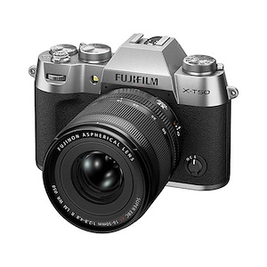دوربین عکاسی بدون آینه فوجی‌فیلم مدل X-T50 with XF 16-50mm Lens Fujifilm X-T50 with XF 16-50mm Lens Silver Mirrorless Camera
