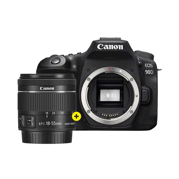 خرید آنلاین دوربین عکاسی دیجیتال کانن مدل EOS 90D with EF-S 18-55mm DC III Lens